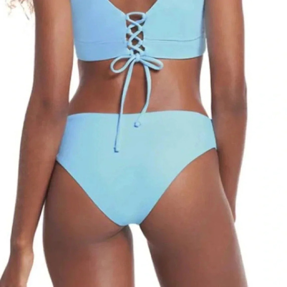 Maaji Reversible Floral Sky Blue Sublime Classic Bikini Bottom Size XS NWT - Picture 4 of 13